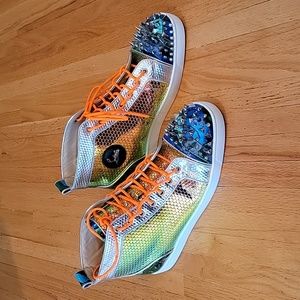 Christian Louboutin Spiked high top sneaker